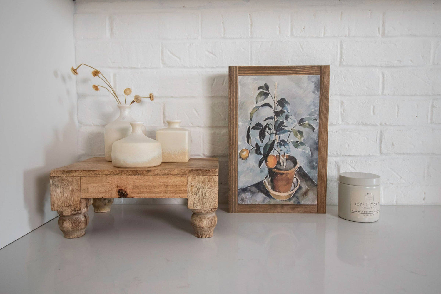 Orange Plant Wall Art