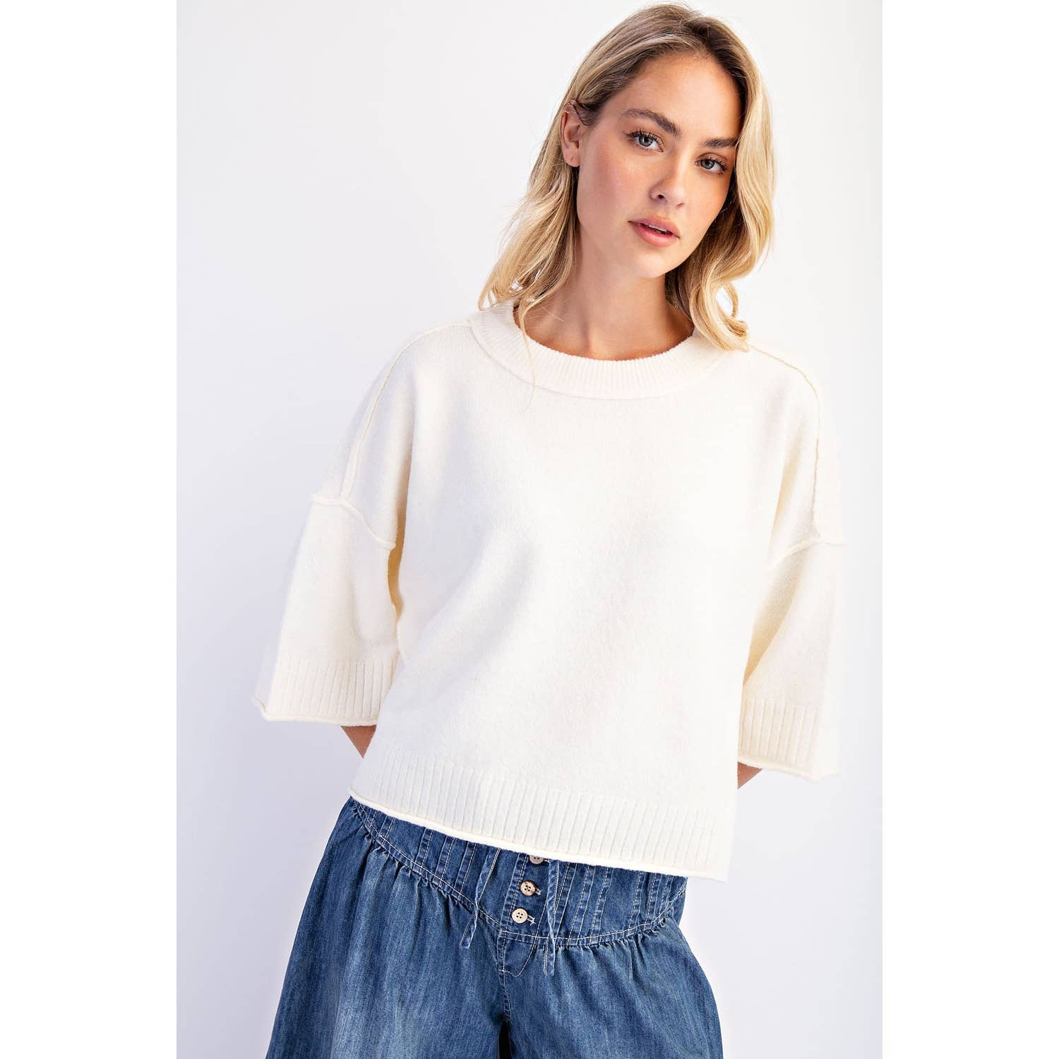 Crew Neck Oversized Sweater