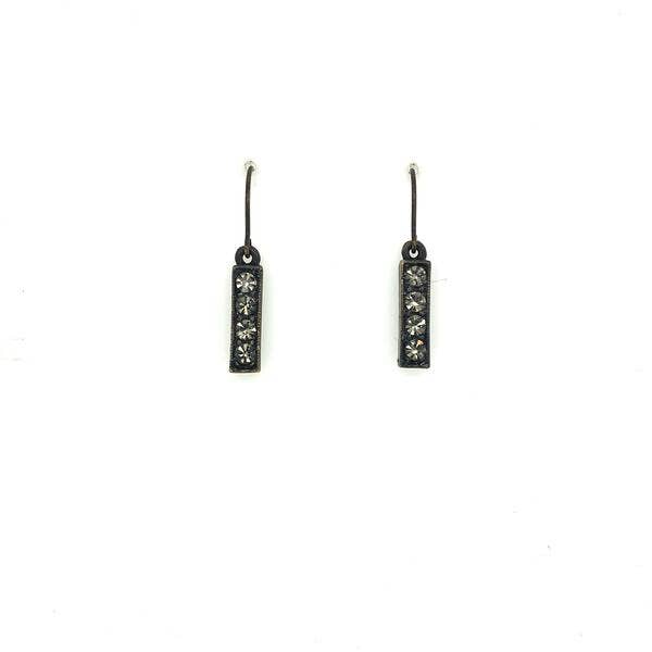 Small Rectangle Drop Earrings
