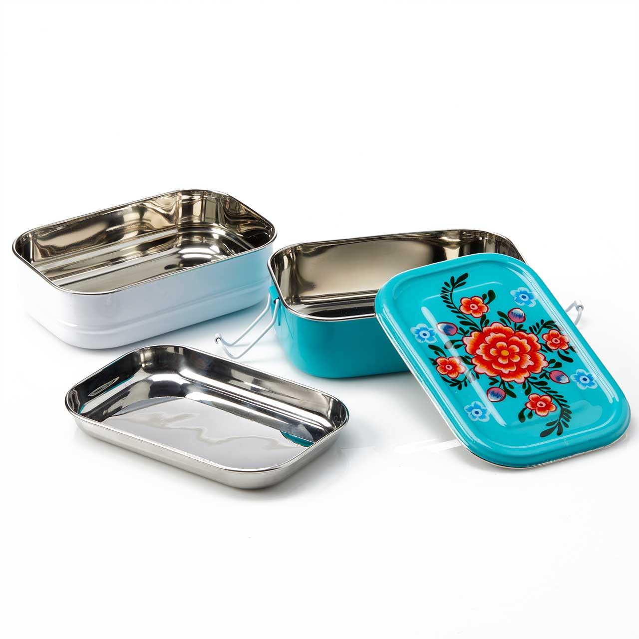 Bright Floral Bento Box Set