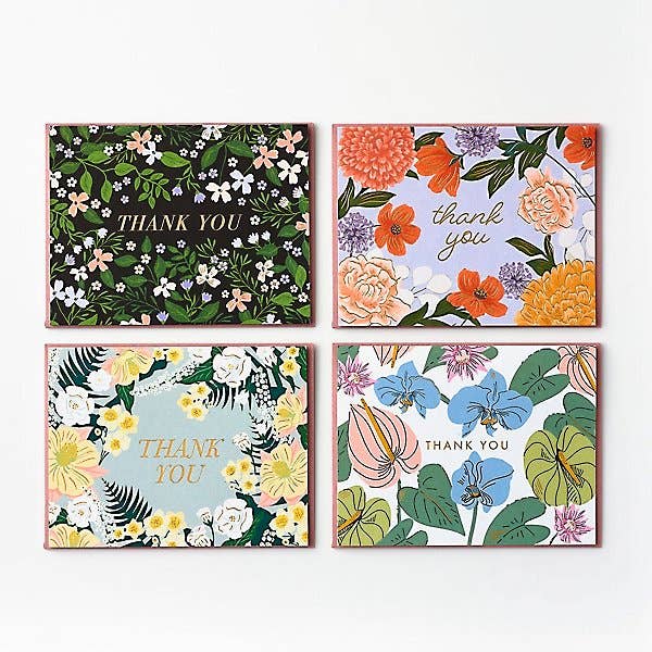 Assorted Floral Thank You Card Set