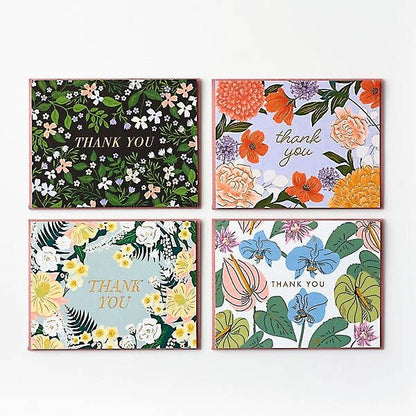 Assorted Floral Thank You Card Set