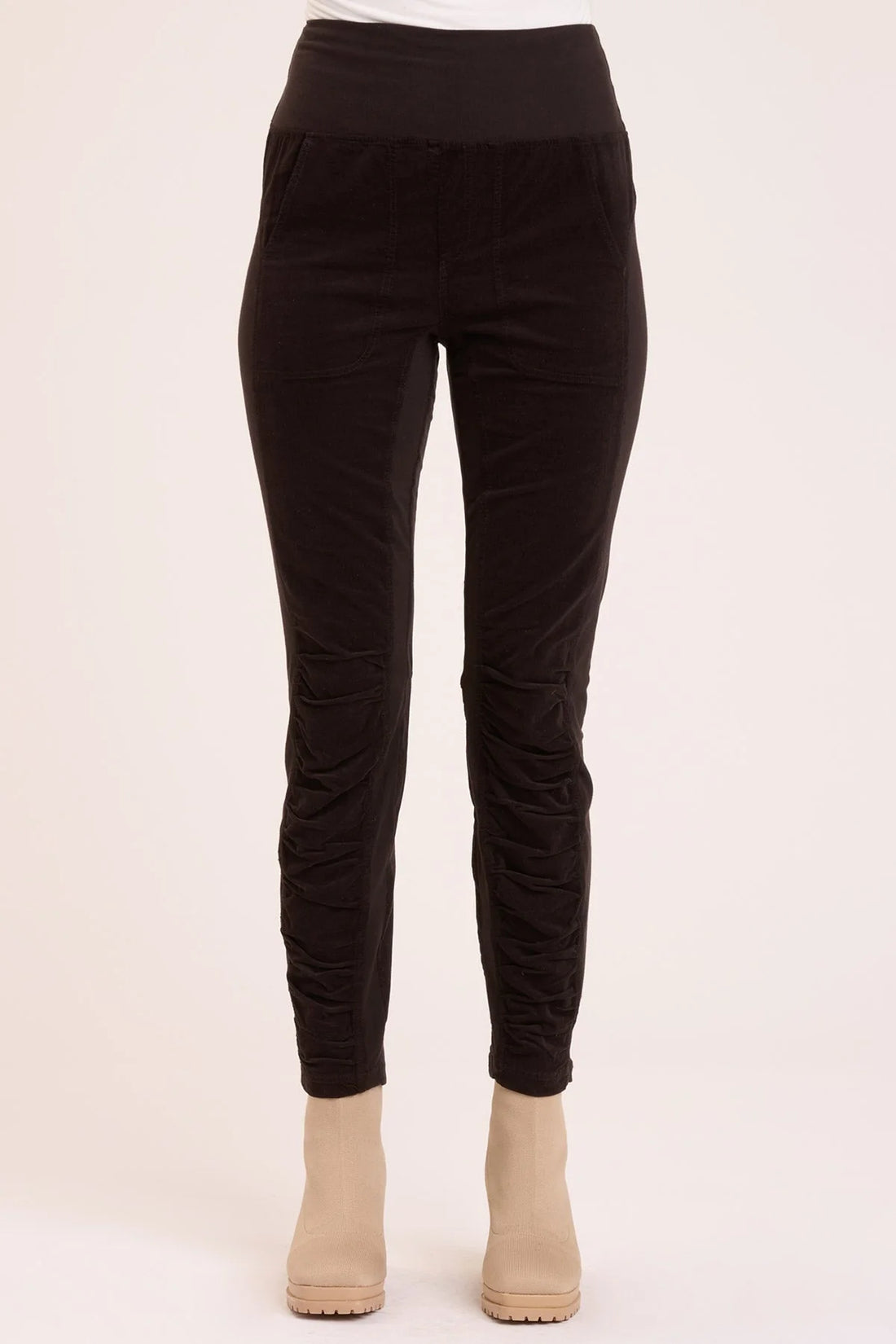 Cord Penny Ruched Legging