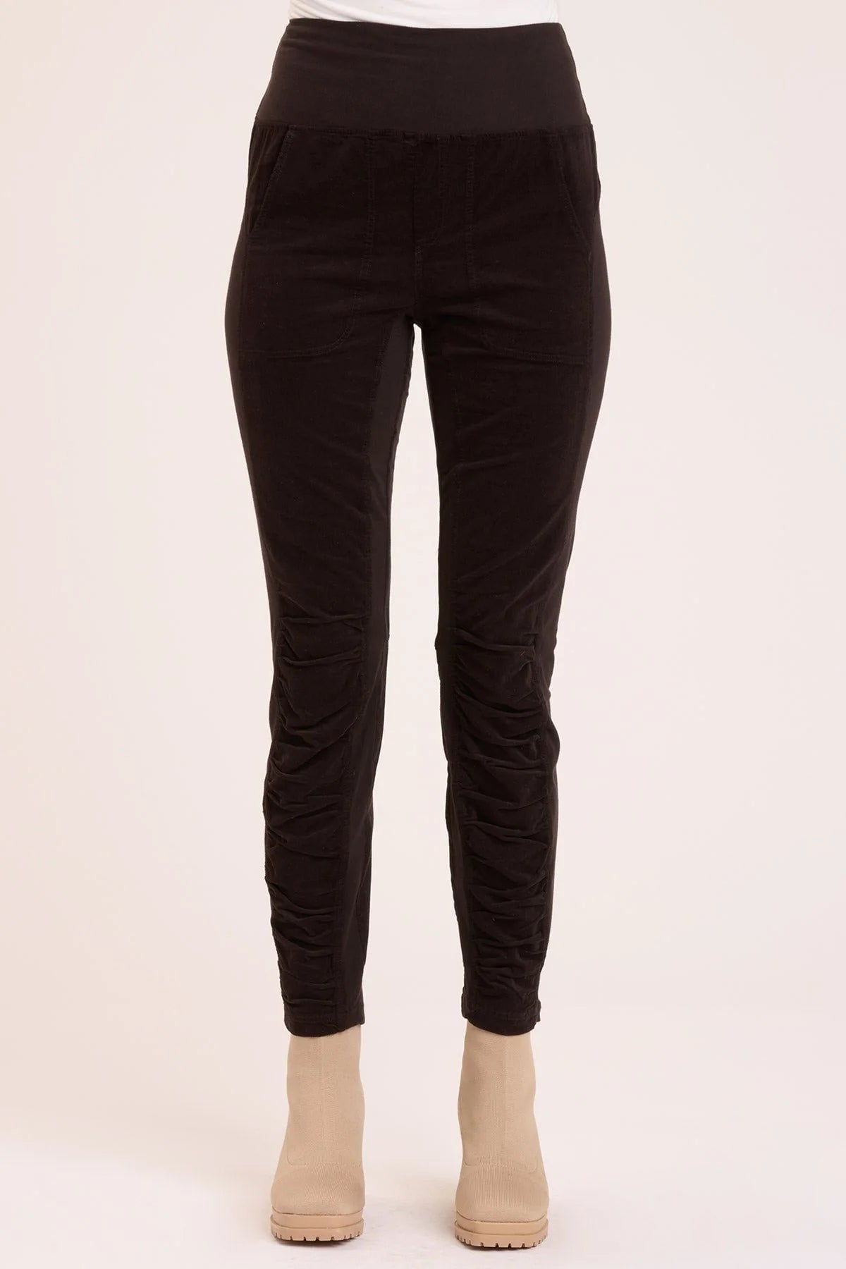 Cord Penny Ruched Legging
