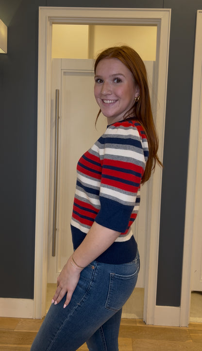 Magnolia Stripe Knit Sweater
