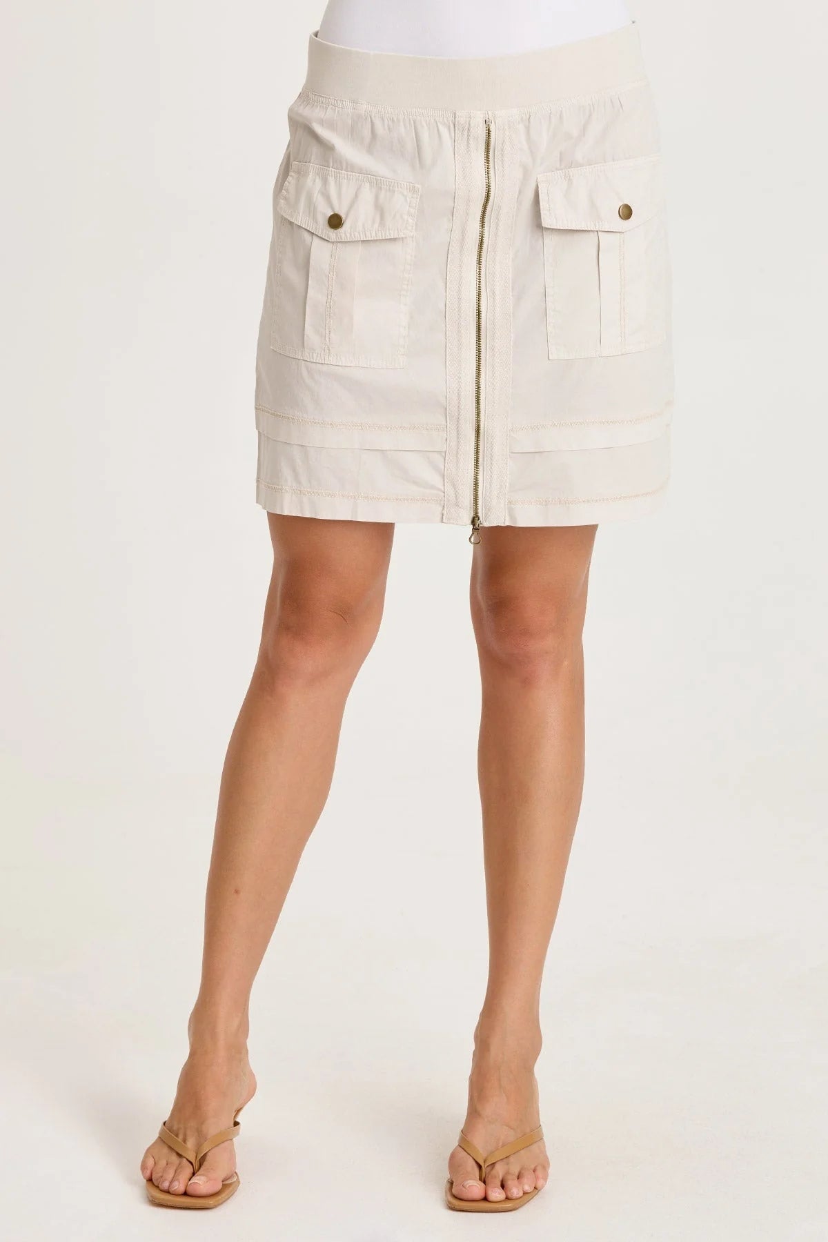 Sporty Poplin Mini Skirt