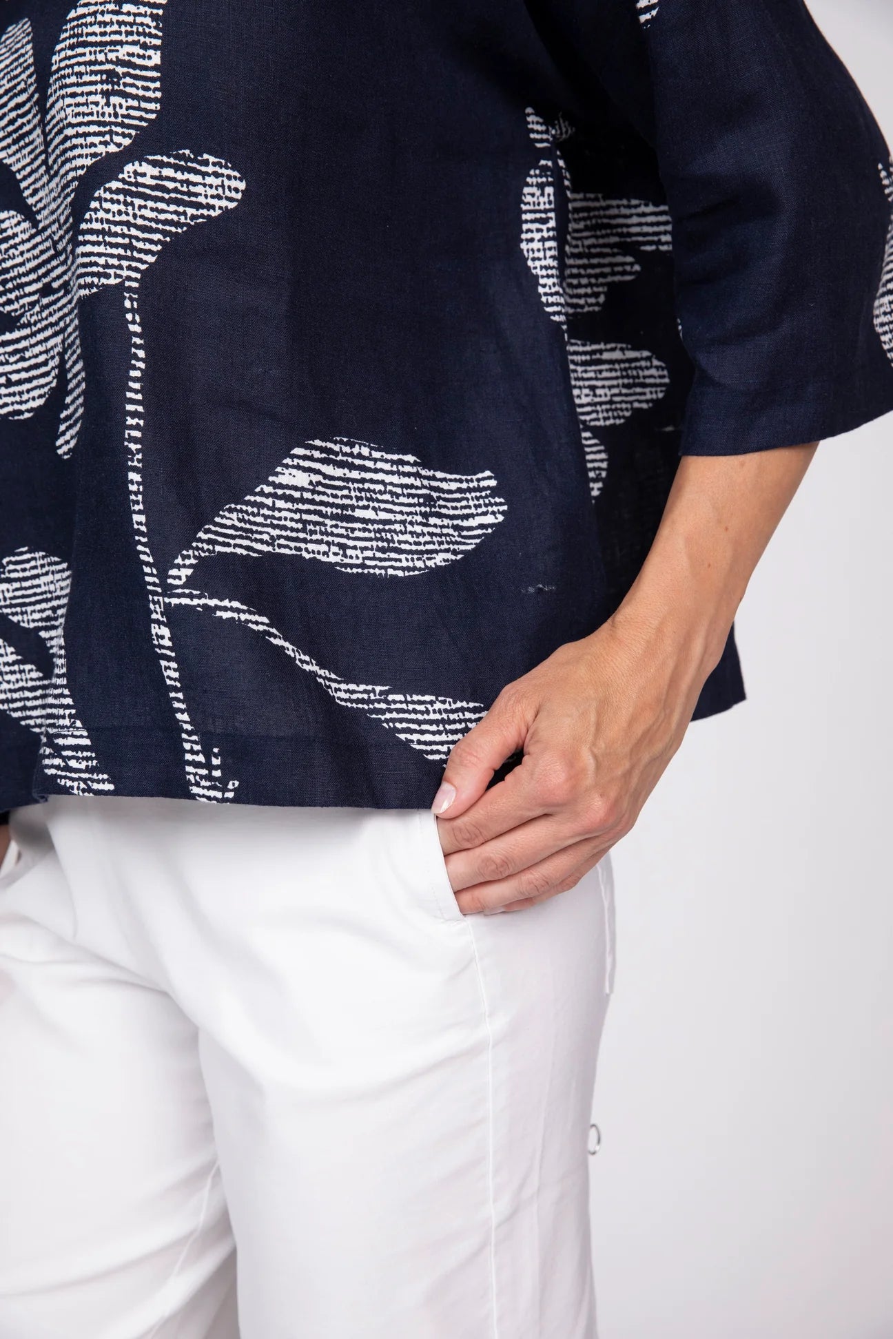 Breezy Floral Linen Top