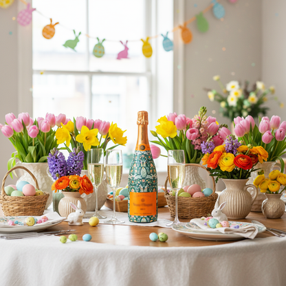 Spring Folk Bunnies- Champagne Collection