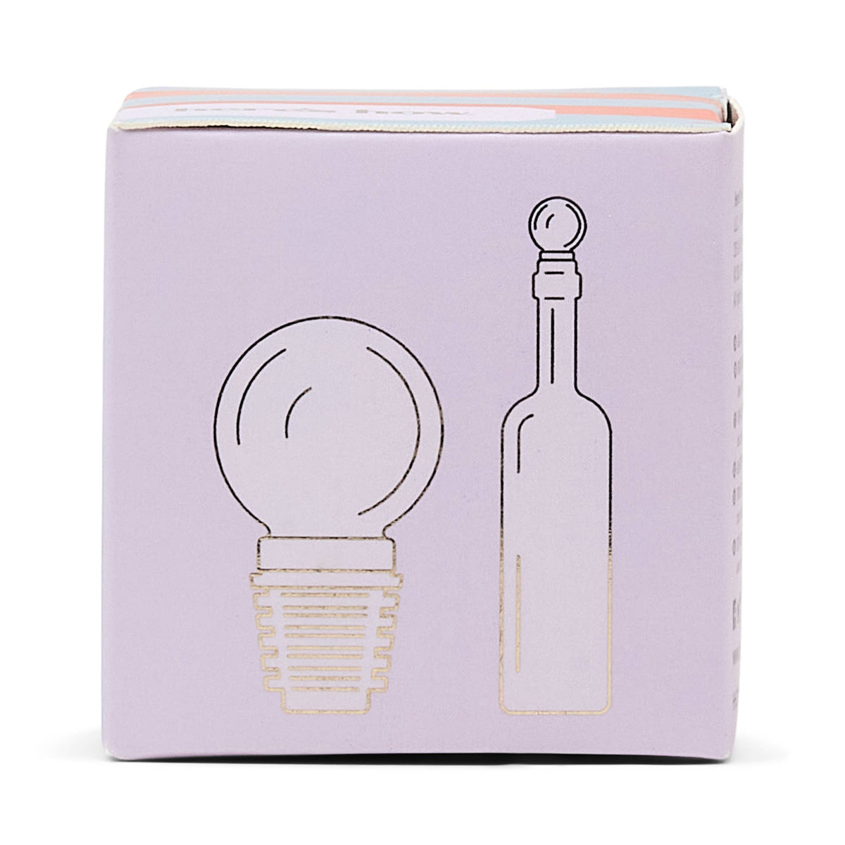 The Moony Glass Bottle Stopper - Lilac