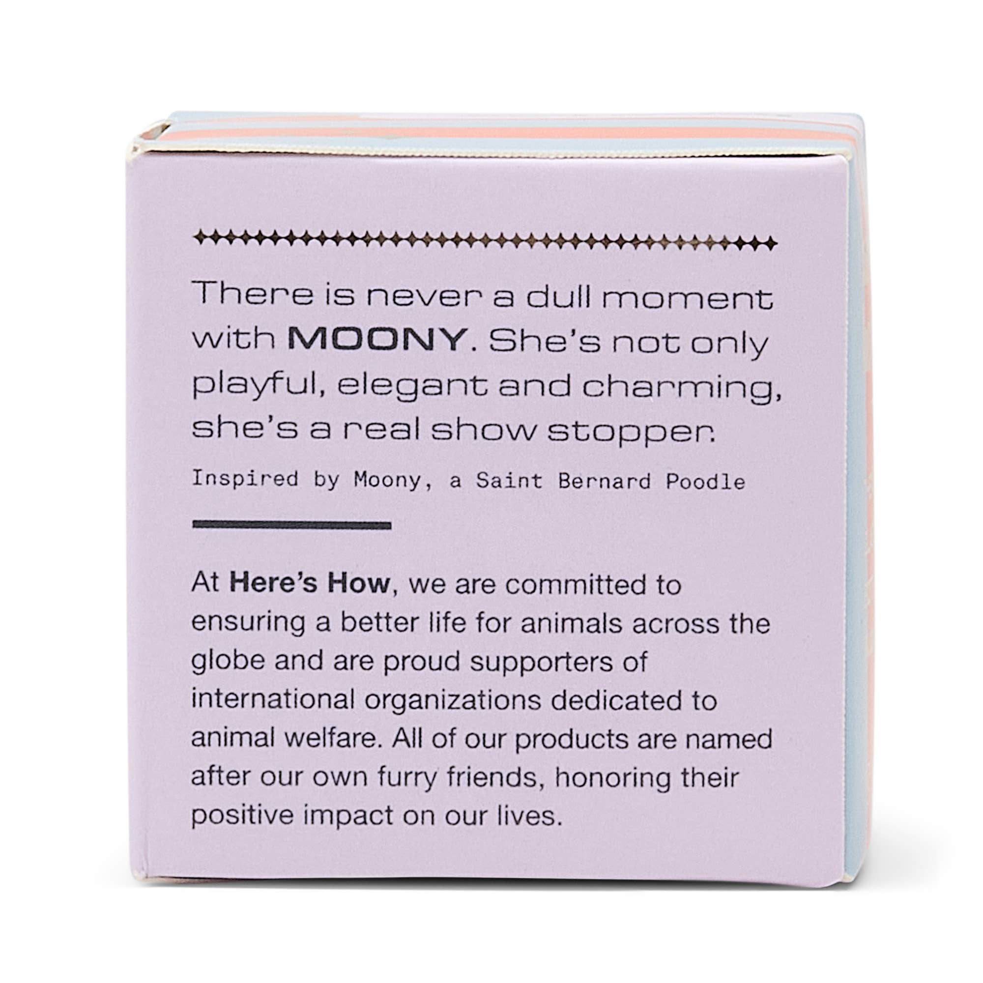 The Moony Glass Bottle Stopper - Lilac