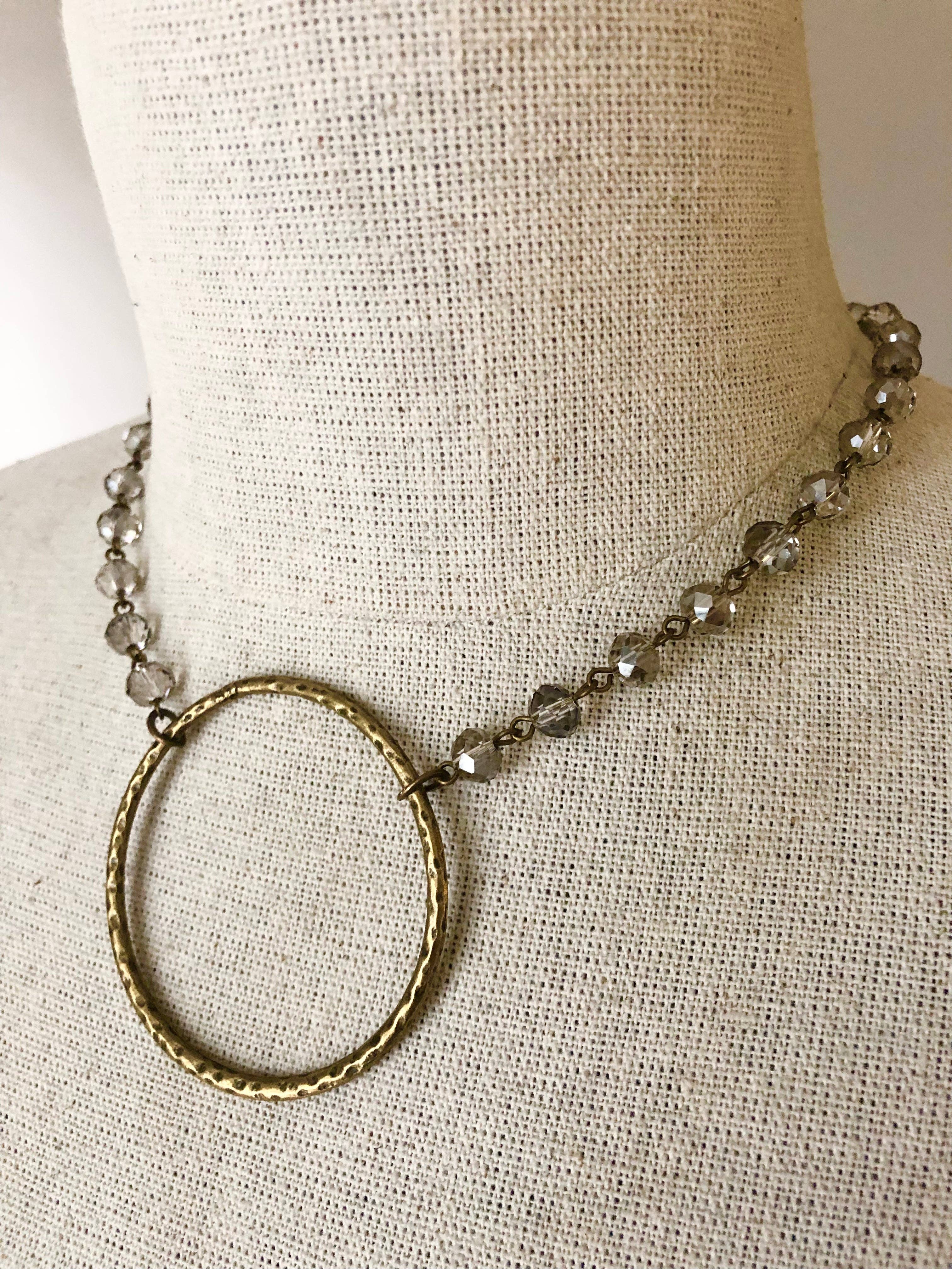 Full Circle Stone Stunner Necklace