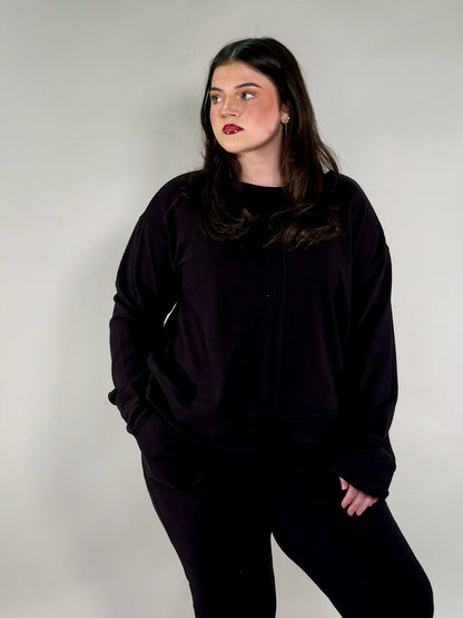 Butter Rib Knit Snuggly Pullover