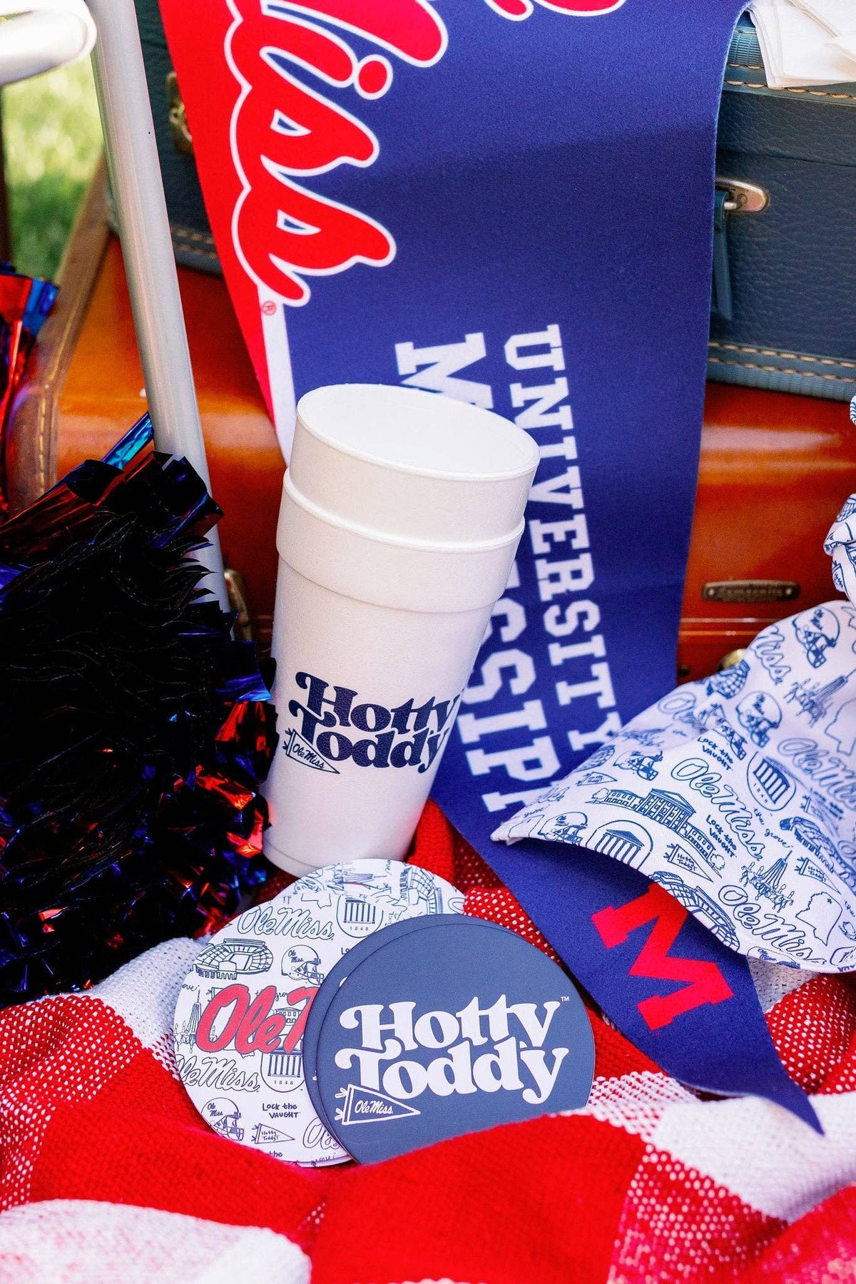 The University of Mississippi (Ole Miss) - Drink Coasters, Set of 25