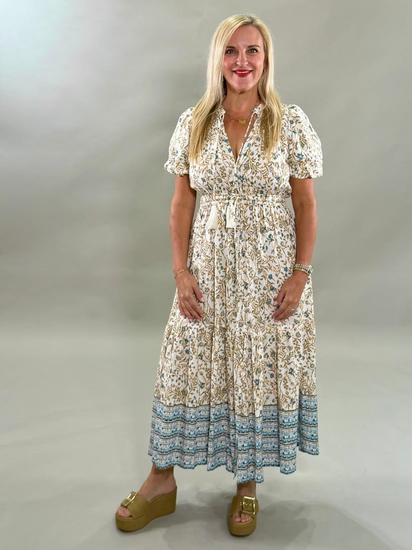 Artisan Block-Print Maxi