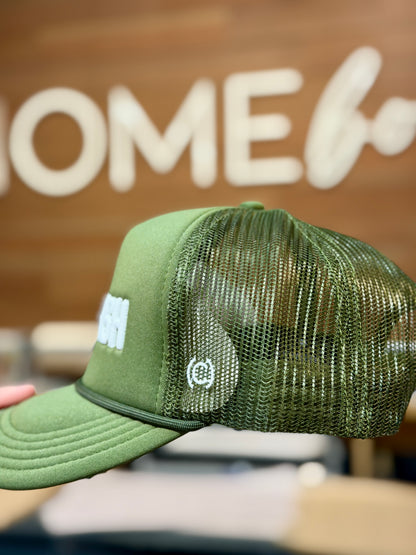 Olive "Local-ish" Foam Trucker Hat
