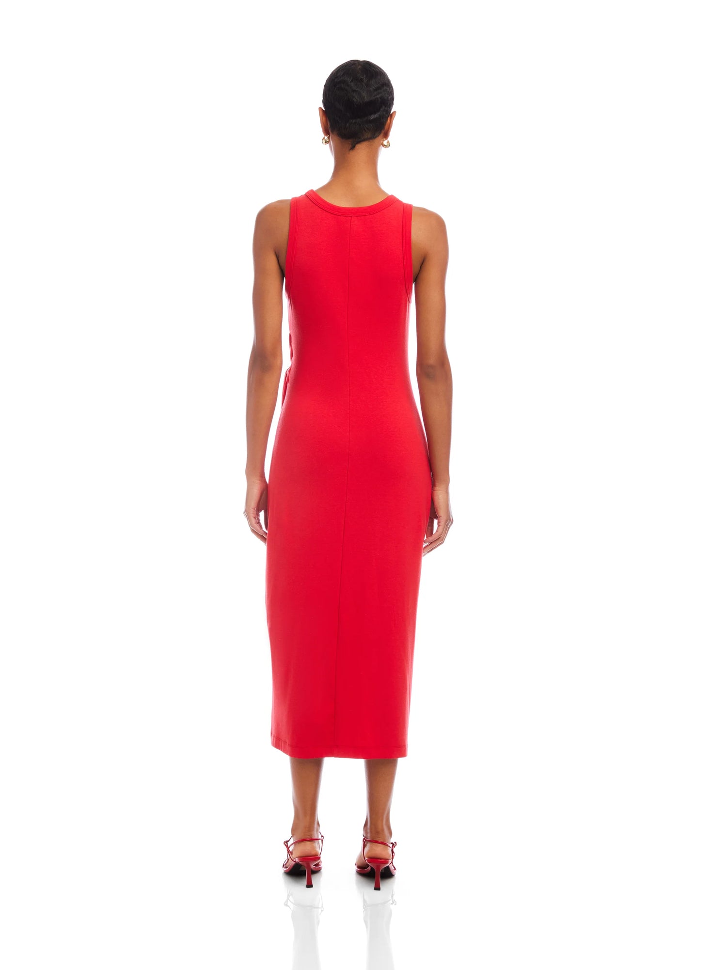 Side Knot Midi Dress