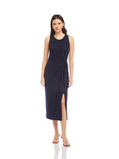 Side Knot Midi Dress