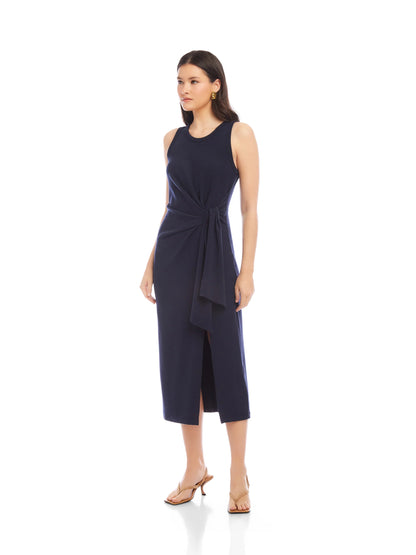 Side Knot Midi Dress