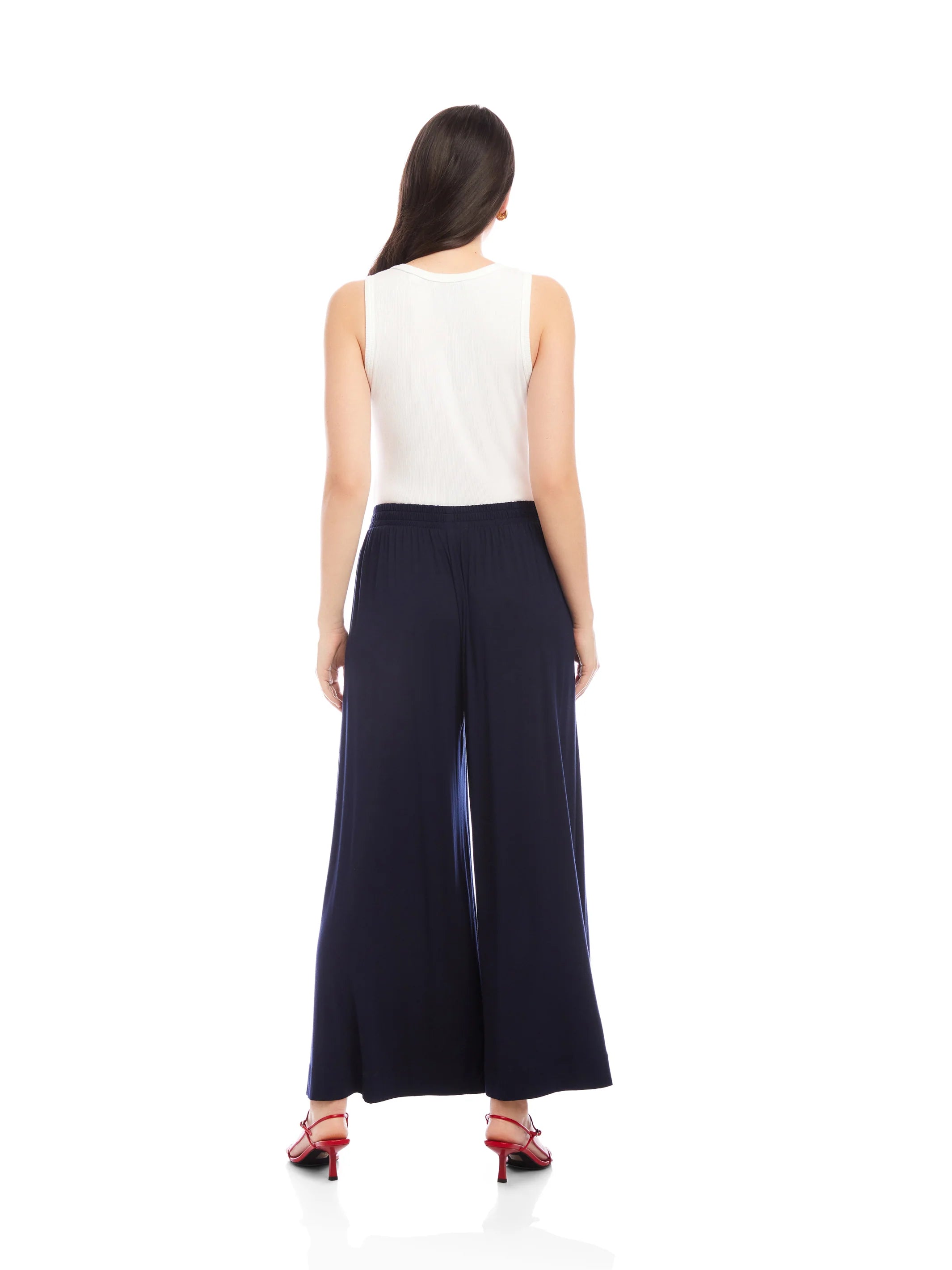 Wide Leg Ankle Pants