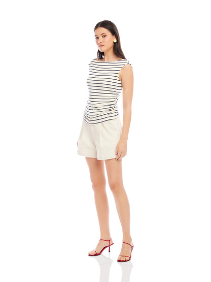 Side Shirred Top