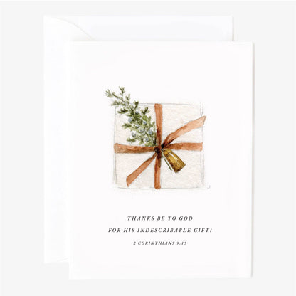 Set of 8 Christmas scripture notecard set