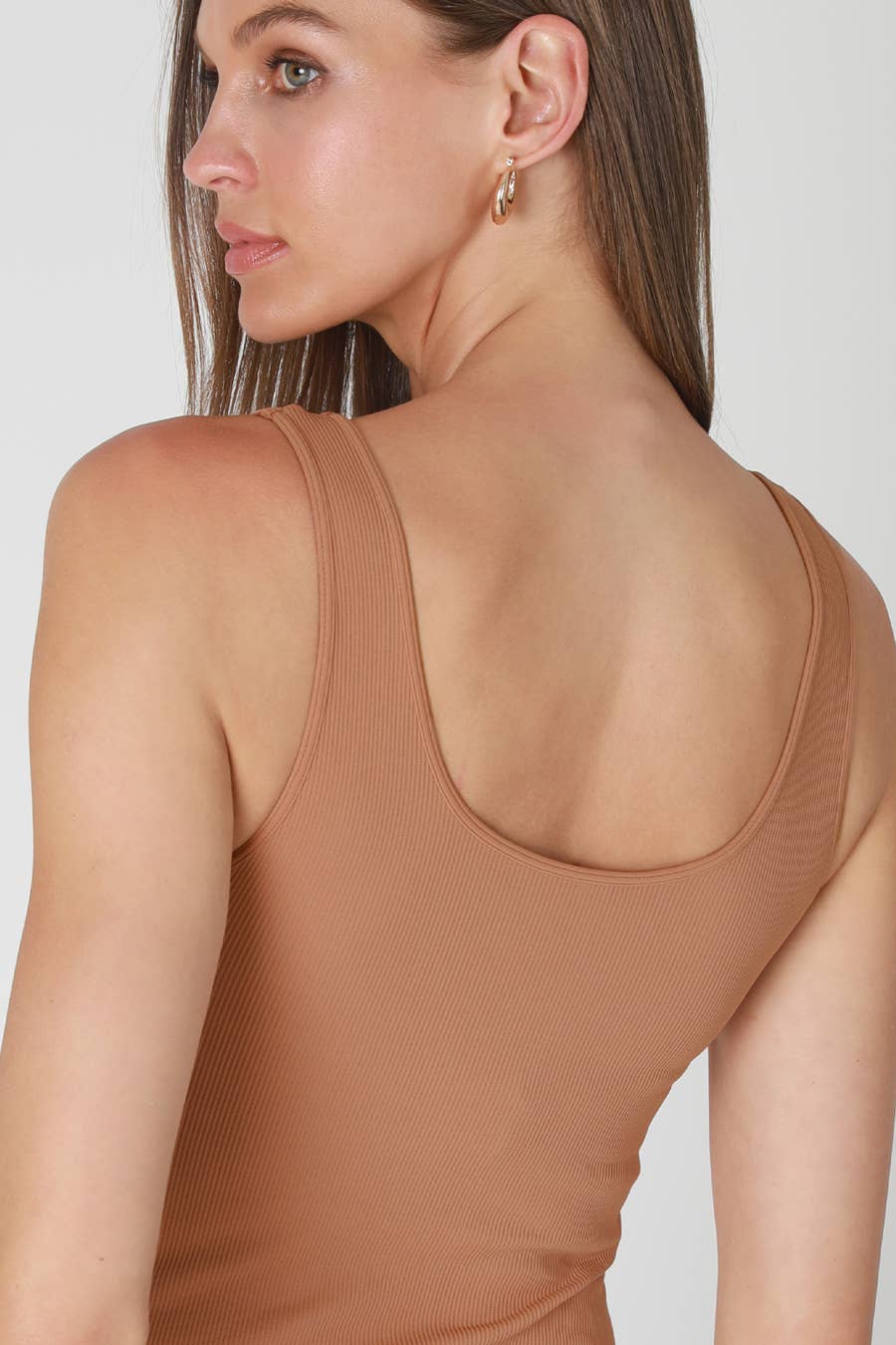 Ribbed Reversible Tank Top