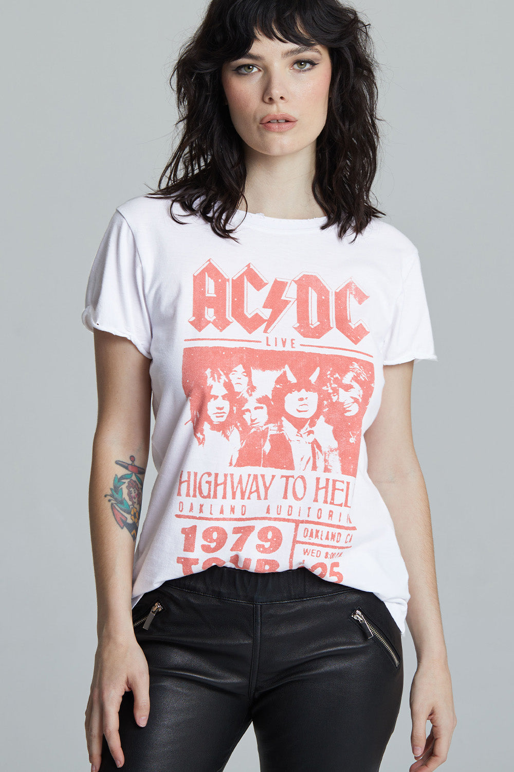 ACDC Highway To Hell Tour Fitted T-Shirt
