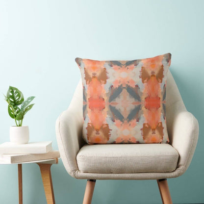 Abstract Modern Art Painted Throw Pillow