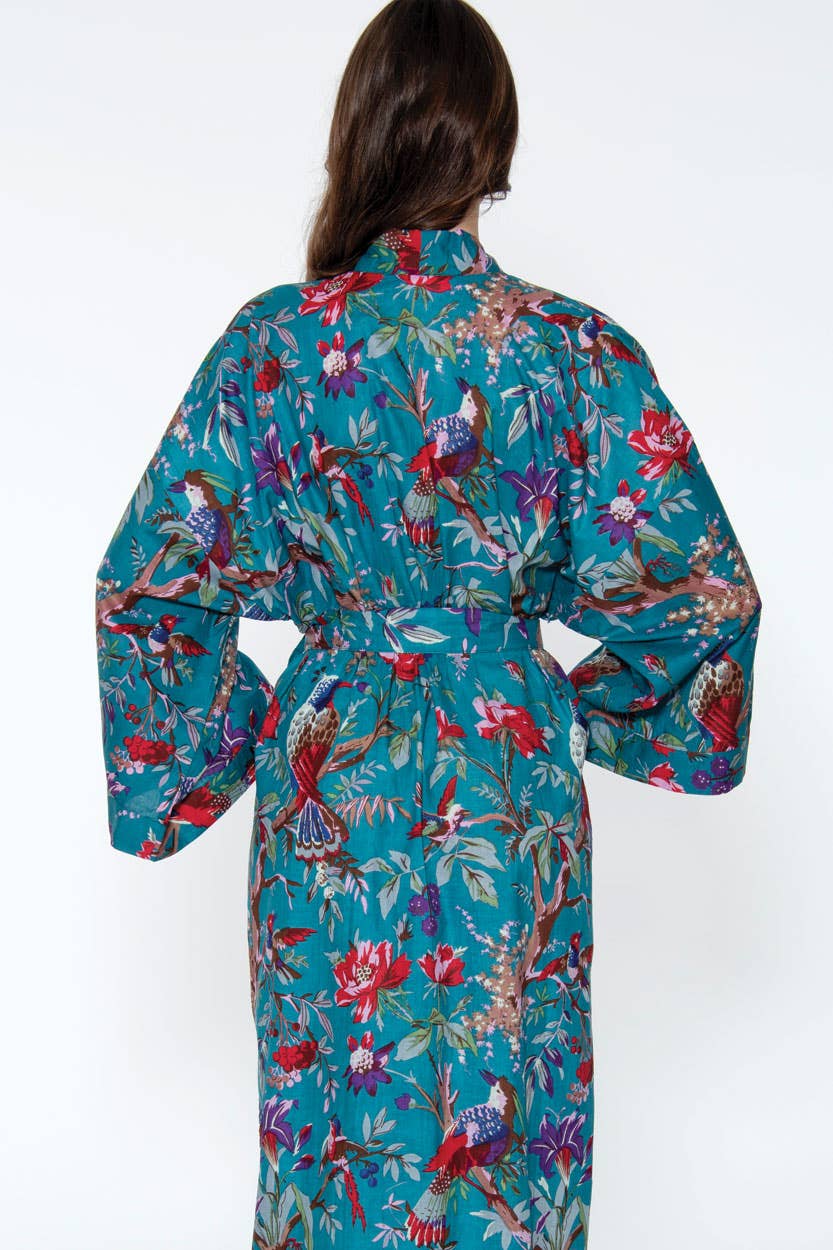 The Botanical Bliss Cotton Robe