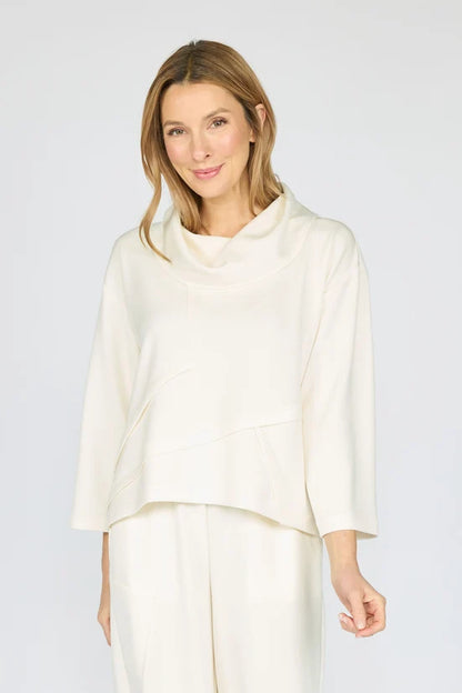Ultra-Soft Cowl Neck Top