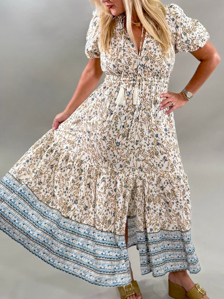 Artisan Block-Print Maxi
