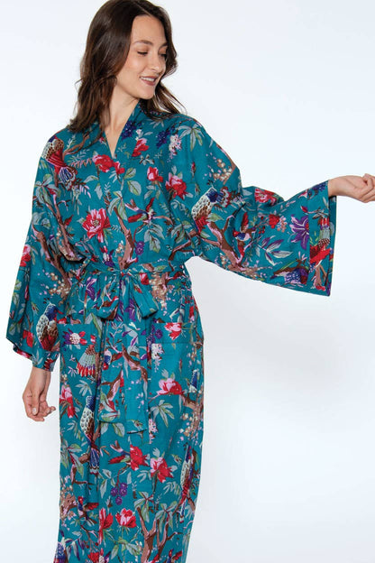 The Botanical Bliss Cotton Robe