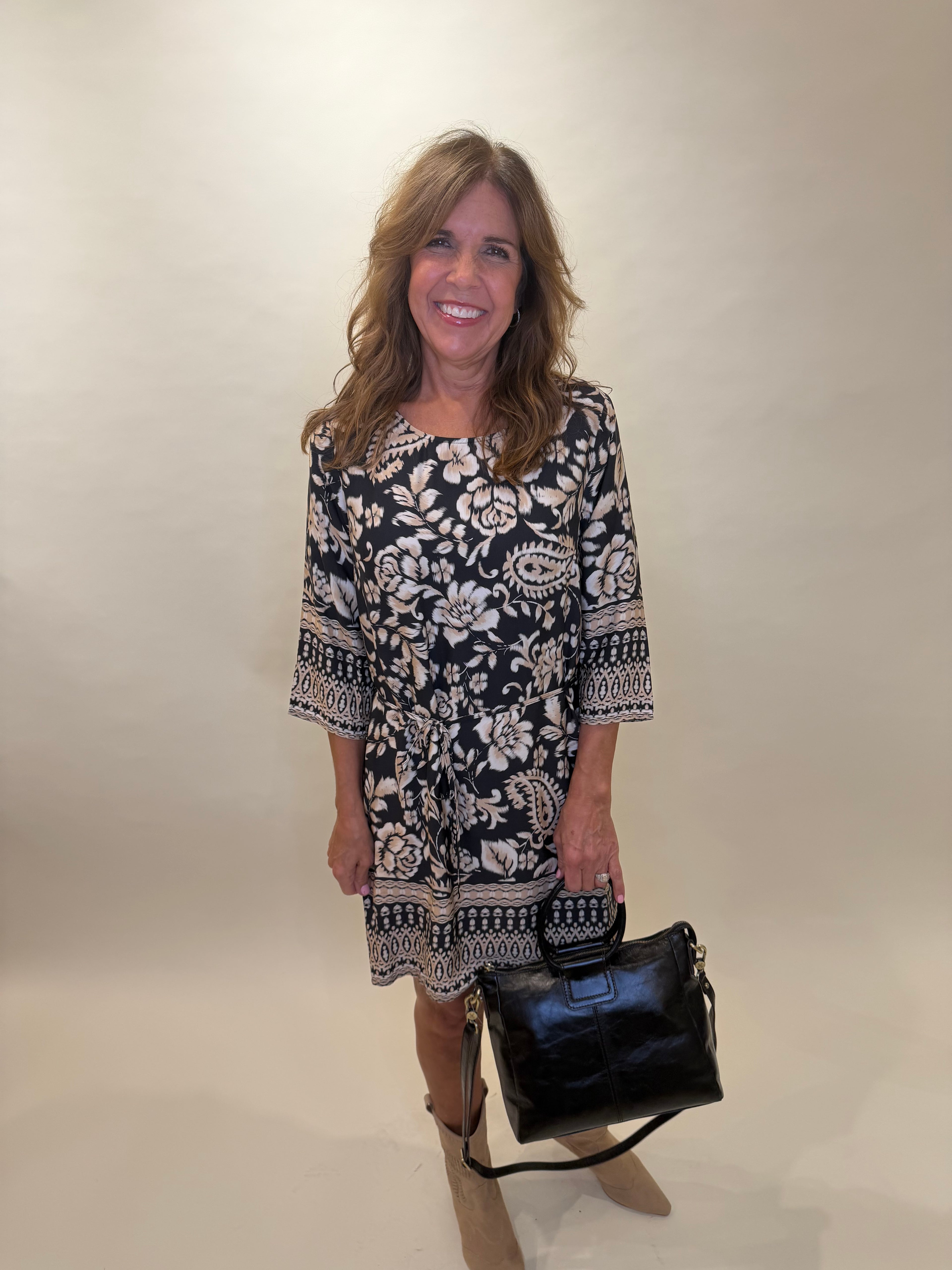 Midnight Garden Tunic Dress