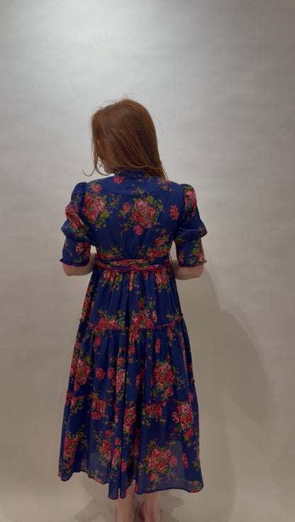 Floral Garden Party Midi Dress