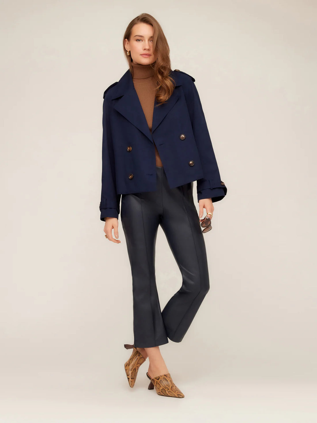 Chelsea Cropped Trench Jacket