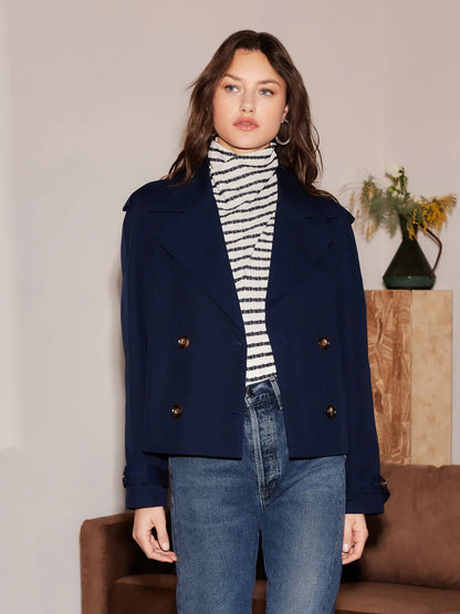 Chelsea Cropped Trench Jacket