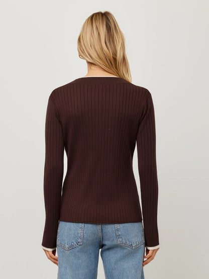 Layered V-Neck Sweater