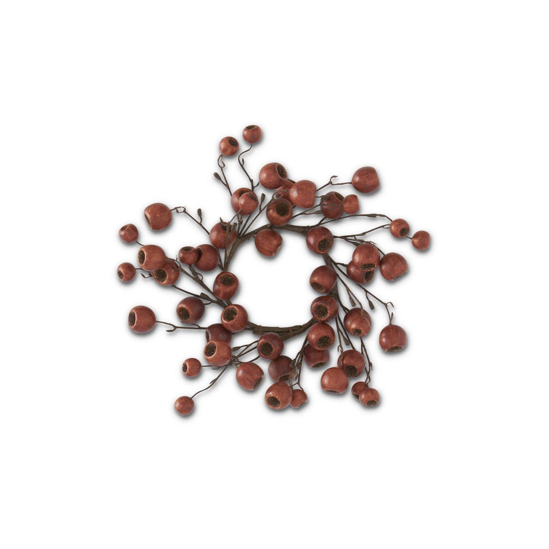 12 Inch Brown Pod Candle Ring