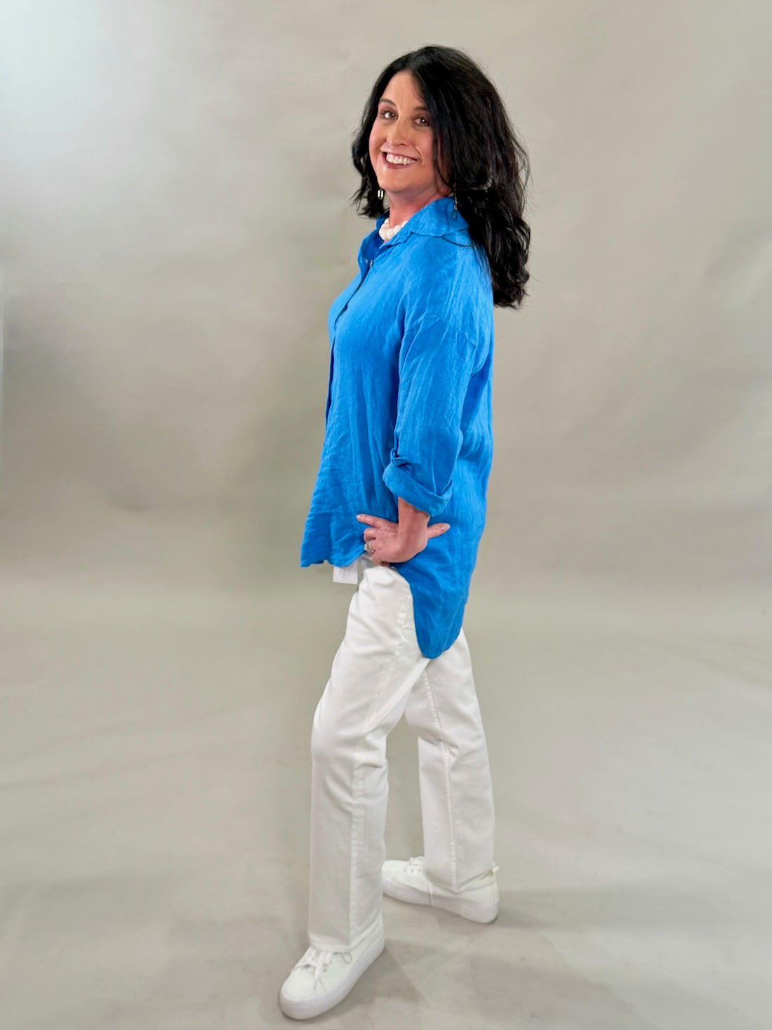 Everyday Linen-Blend Shirt