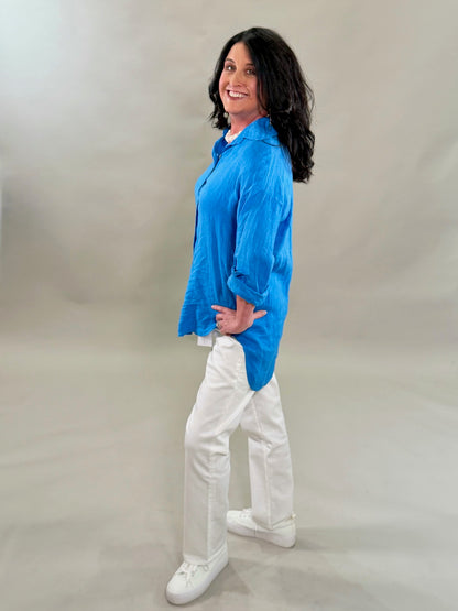 Everyday Linen-Blend Shirt