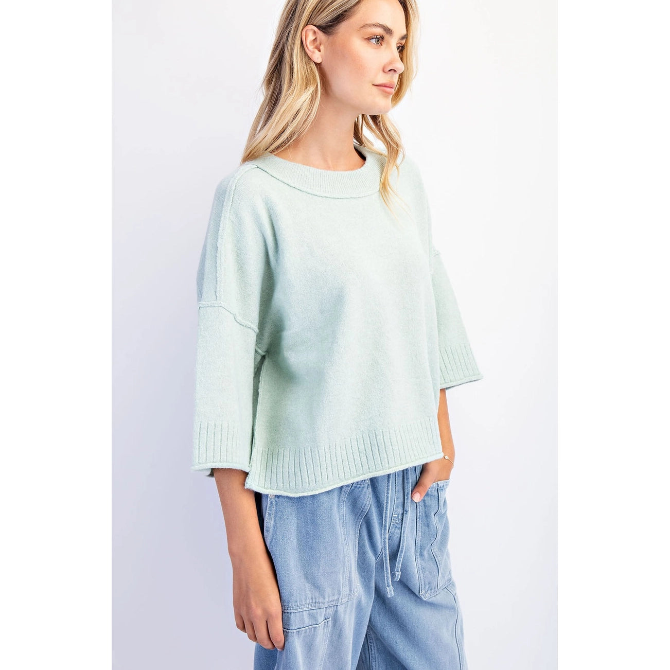 Crew Neck Oversized Sweater