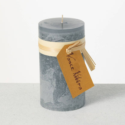 Dove Timber Pillar Candle