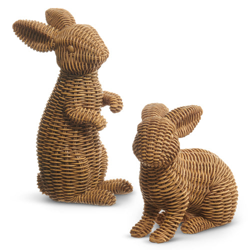 Brown Basketweave Rabbits