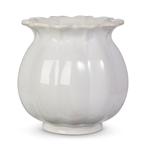 9&quot; Ivory Bud Planter