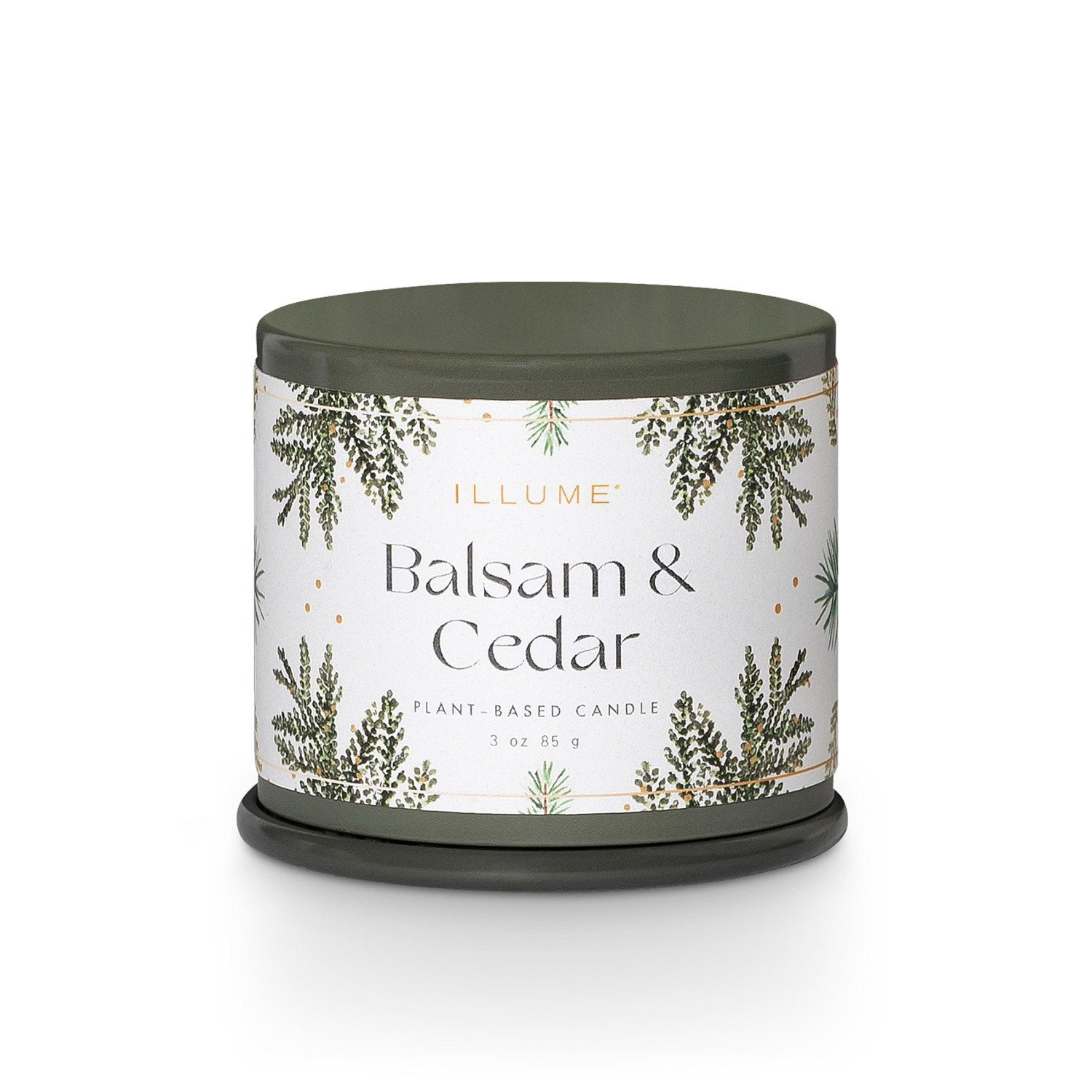 Balsam &amp; Cedar Demi Vanity Tin Candle