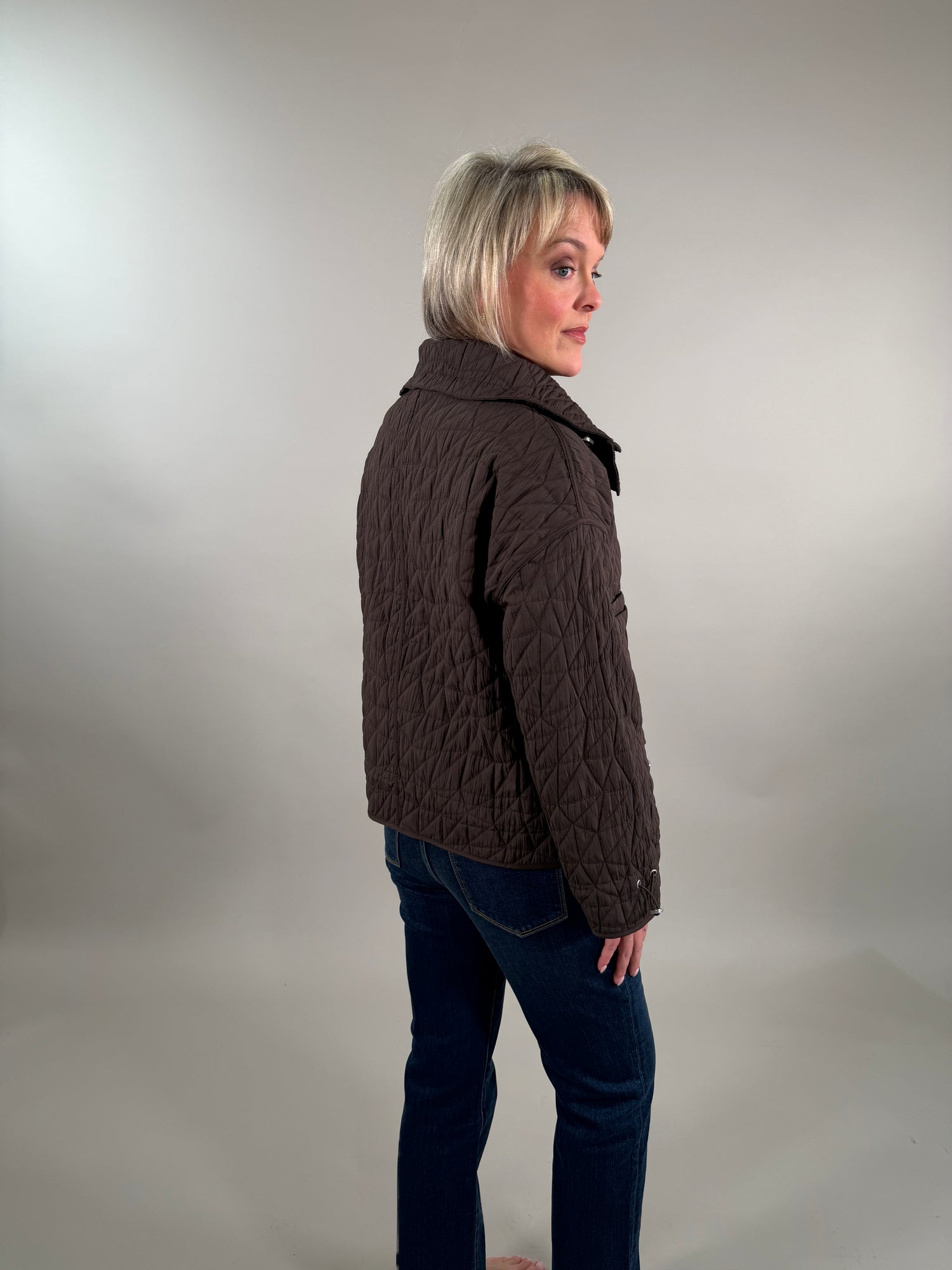 Modern Quilted Barn Jacket