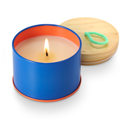 Beach Towel Tin Sun Candle