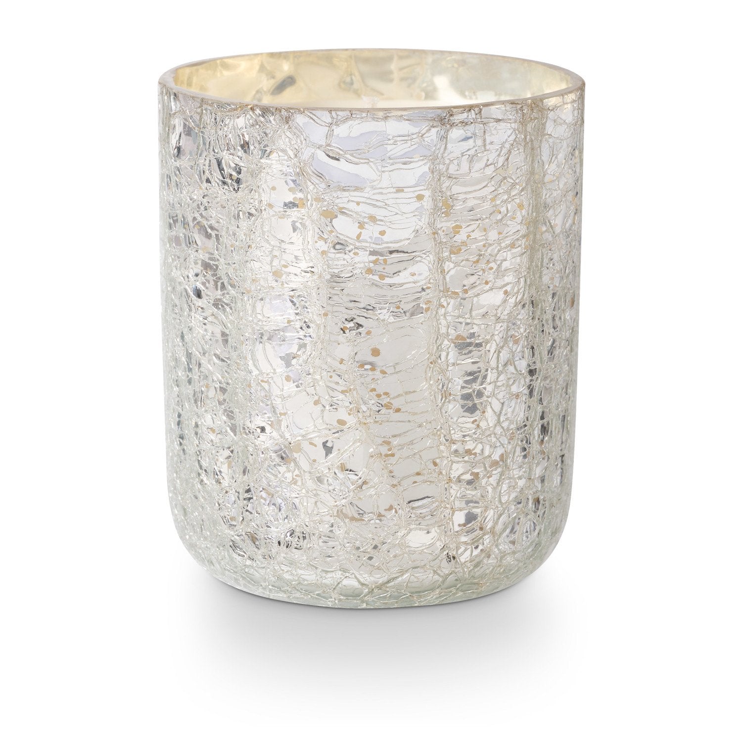 Balsam &amp; Cedar Small Boxed Crackle Glass Candle