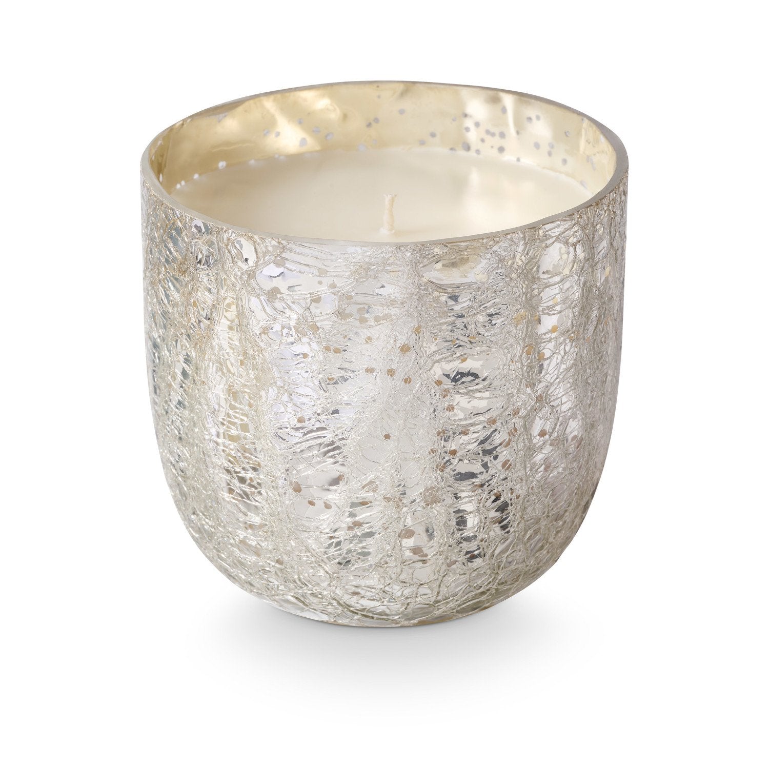 North Sky Large Boxed Crackle Glass Candle