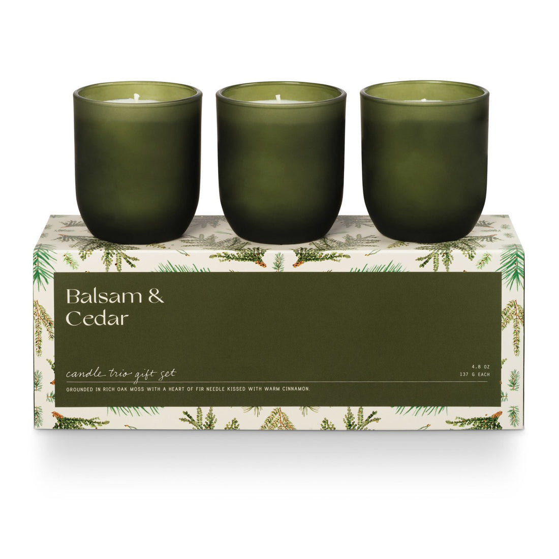 Balsam &amp; Cedar Candle Trio Gift Set